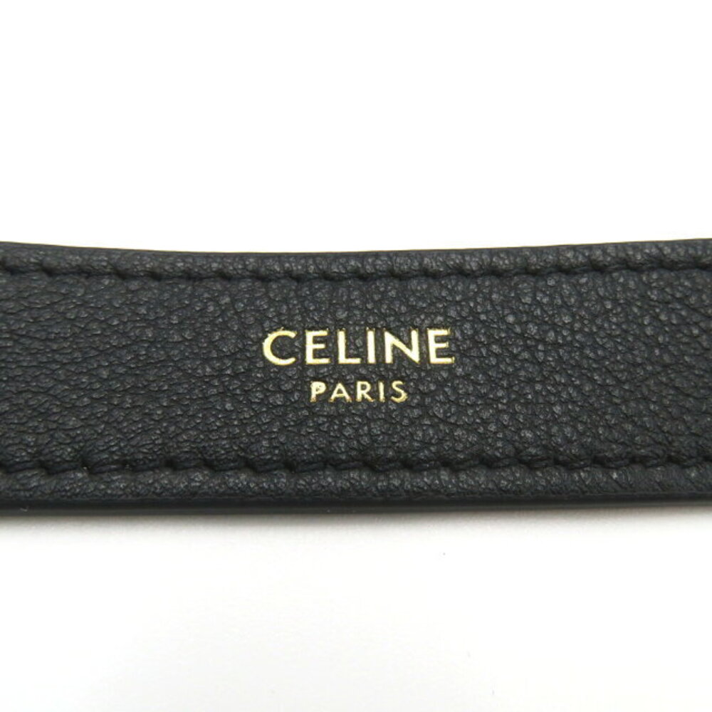 Celine Eloise Cuir Shoulder Bag Calfskin Leather Black - Picture 9 of 10